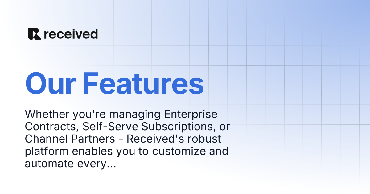 Our Features | Received Docs
